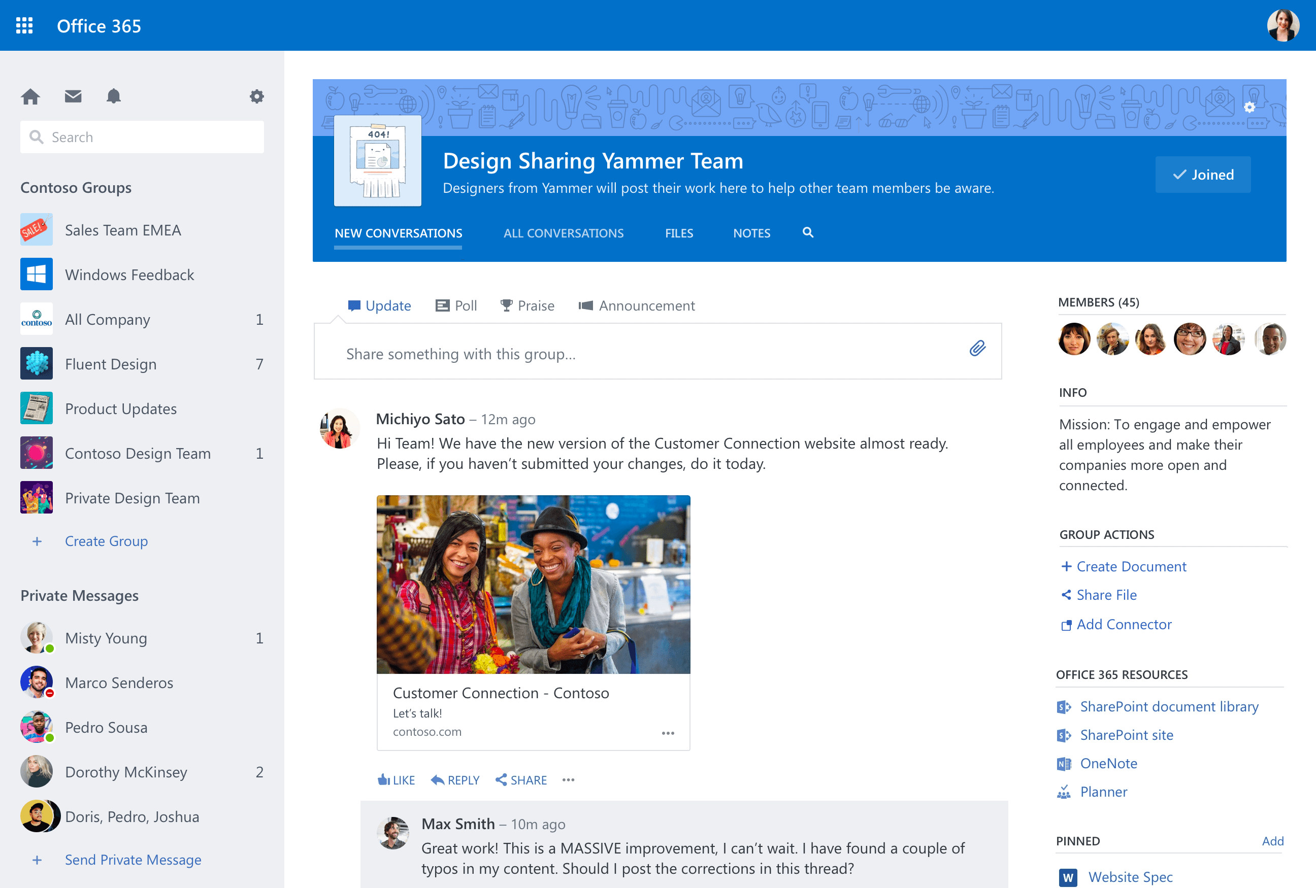 Yammer Groups