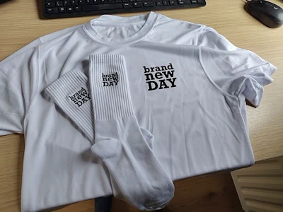 Brand New Day Branded T-Shirt and Socks Set